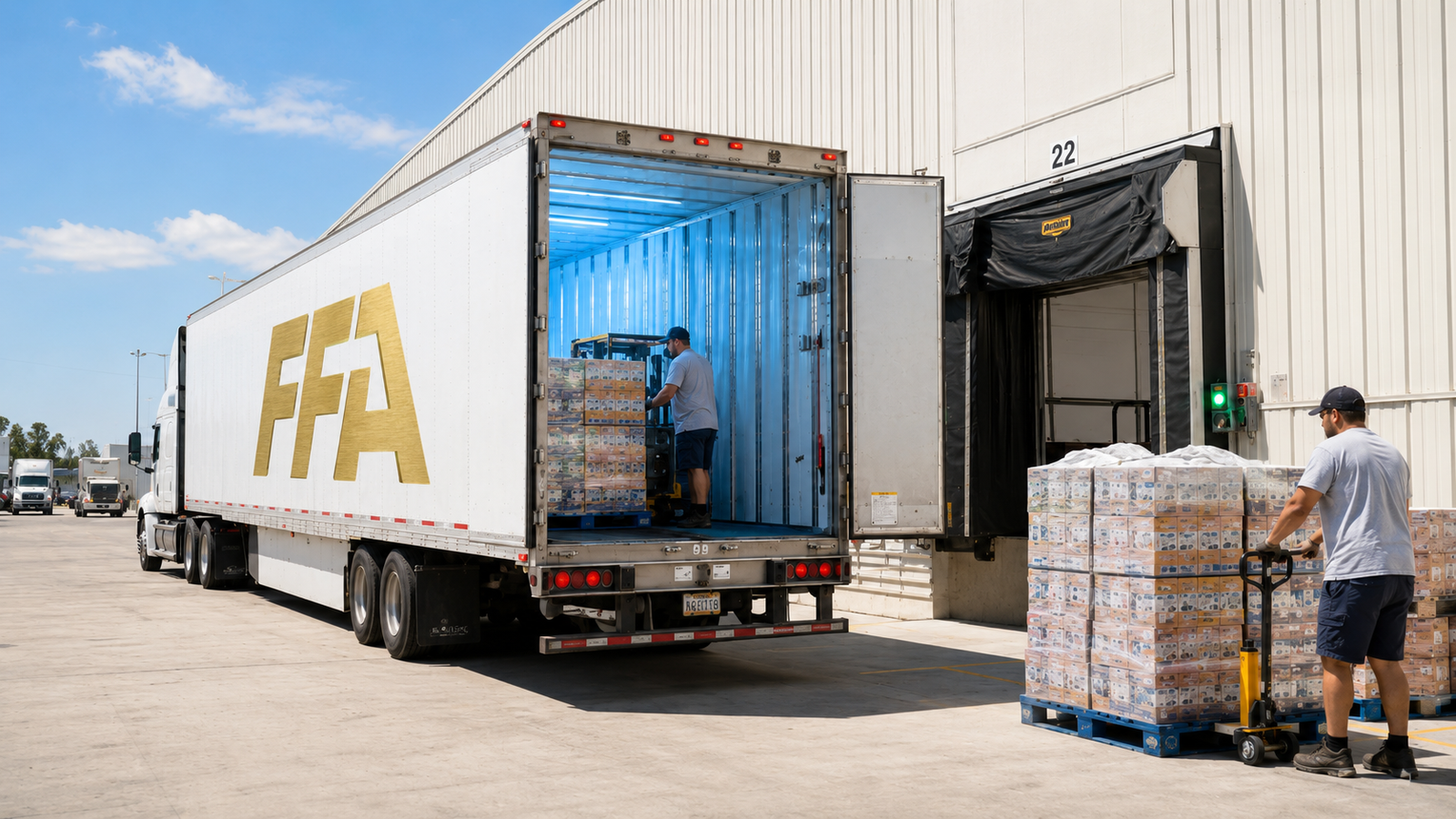 Refrigerated reefer freight